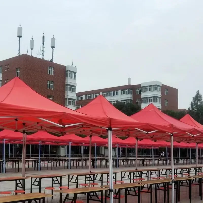 

Furniture square red print logo Umbrella Big Patio Umbrella Outdoor Beer Cafe Coffee Drink Restaurant Hotel Parasol
