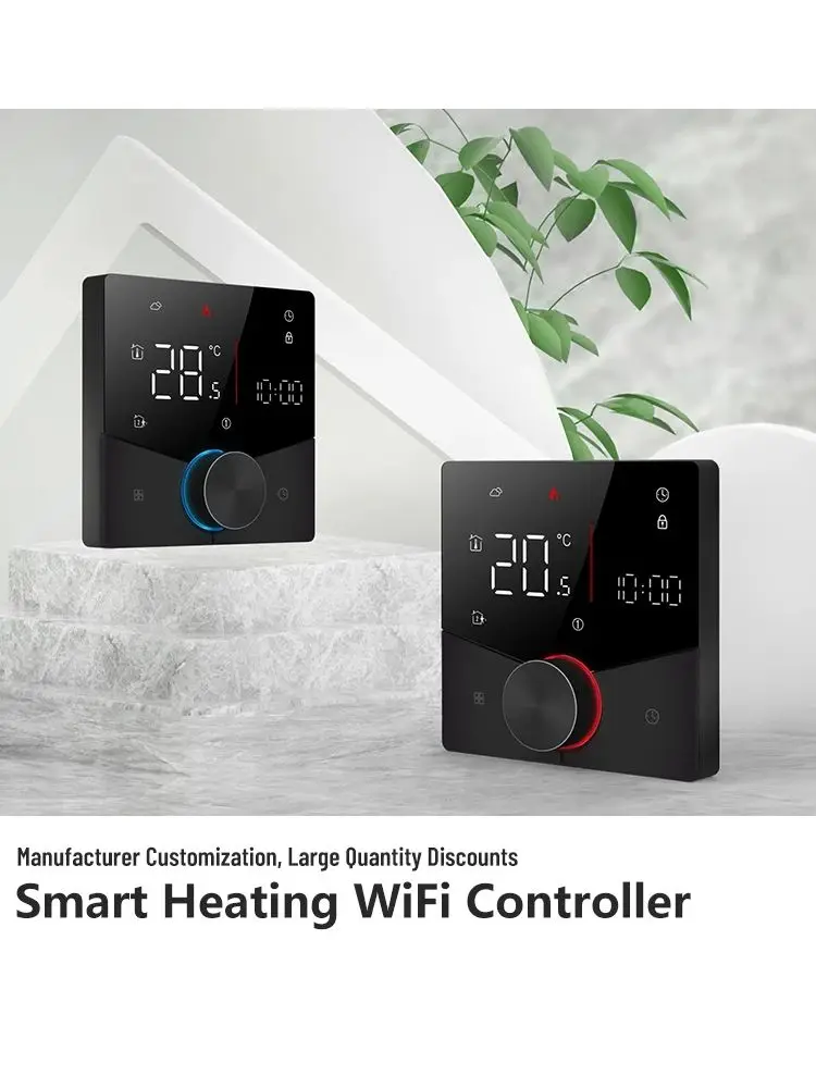 Termostat klimatyzacji Zigbee/Wifi, jednostka wentylatorowa, chłodzenie/ogrzewanie, sterownik temperatury 2/4-rurkowy, sterowanie Tuya Smart Life — 2