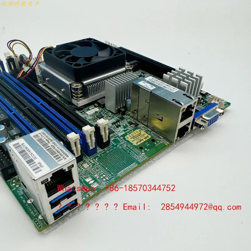 2026   X10SDV-4C-TLN2F Main Board ITX Server D1521 Double 10 Gigabit 1581 Second-hand Disassembly Spot Quick Delivery