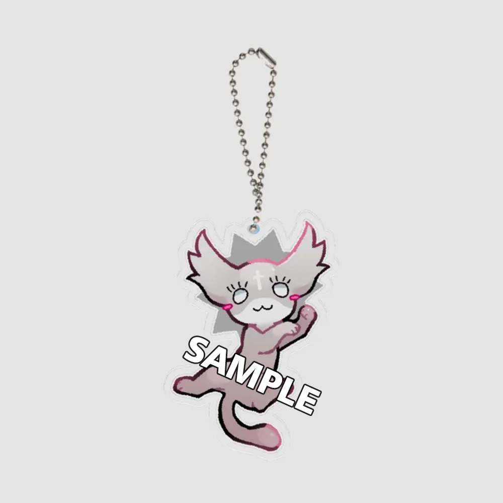 Game Peripheral Gambit Alice Marshmallow Morana Maisie 5cm Acrylic KeyChain Custom Cartoons Backpack Pendant Festival Gift