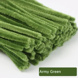 100 Pieces Pipe Cleaners Chenille Stem, Green Color Pipe Cleaners Set for Pipe Cleaners DIY Arts , Chenille Stems Pipe Cleaners