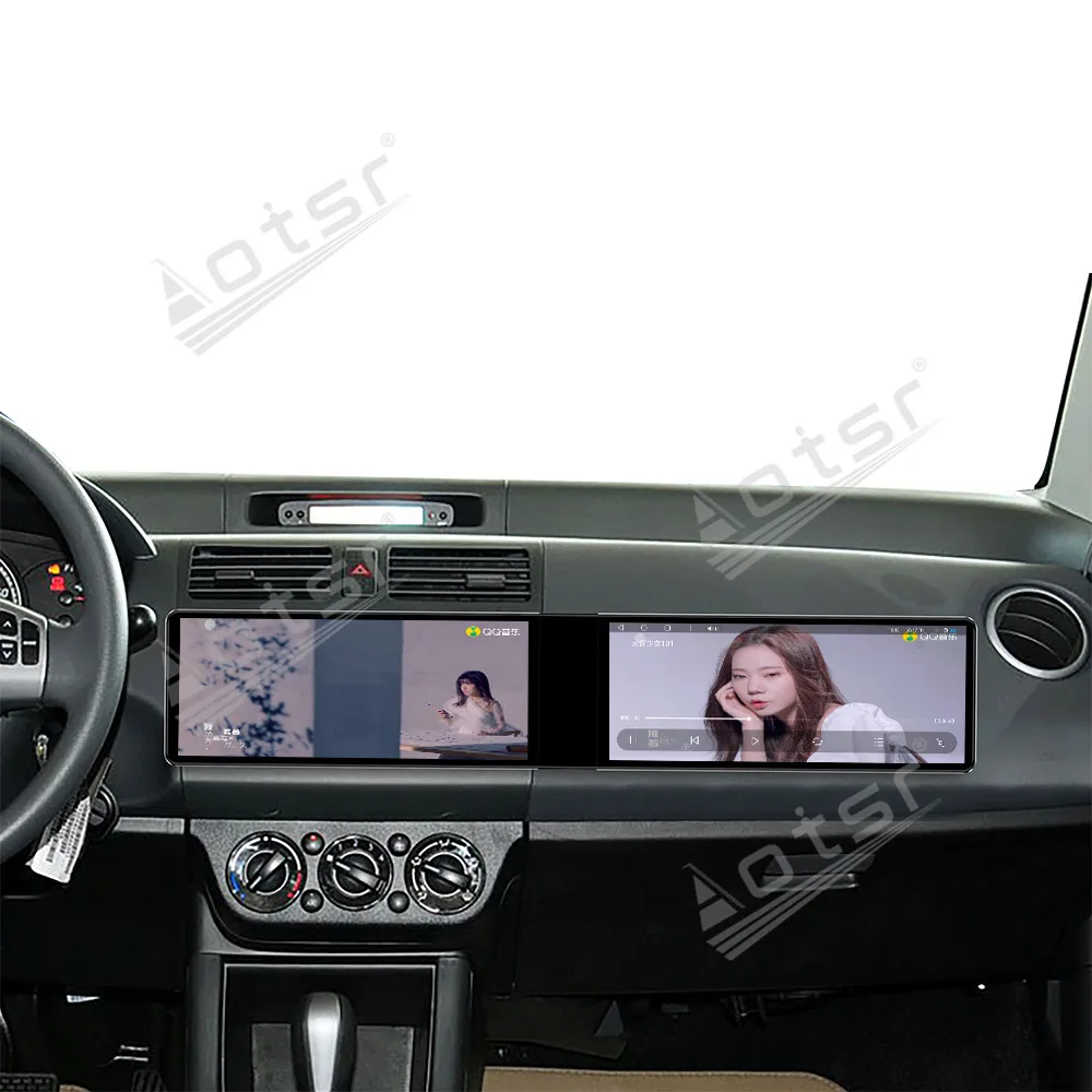 Dual 12.3 Inch In-Dash Touch Screen Car Radio GPS Navigation Stereo For Suzuki Swift 2005-2010 Multimedia CarPlay Android13 Auto