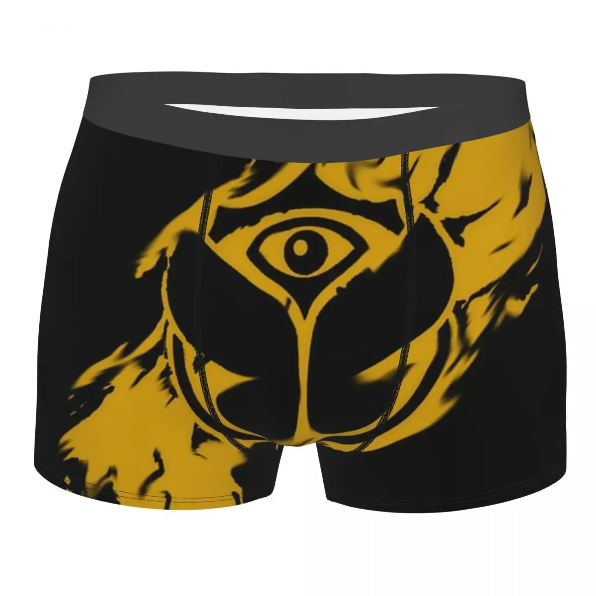 Underwear Male Printed Belgian Electronic Dance Music Festival Boxer Shorts Panties Briefs Breathable Underpants