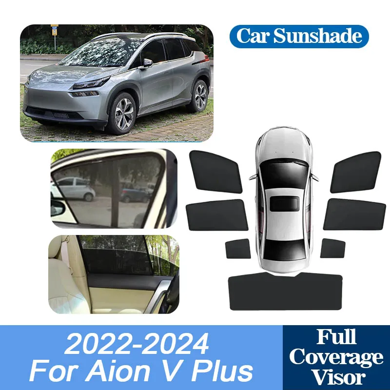 

For Aion V Plus MK1 Accessories 2022 2023 2024 Front Rear Window Sun Shades Covers Visors Parasol Sun light Shield UV Protector