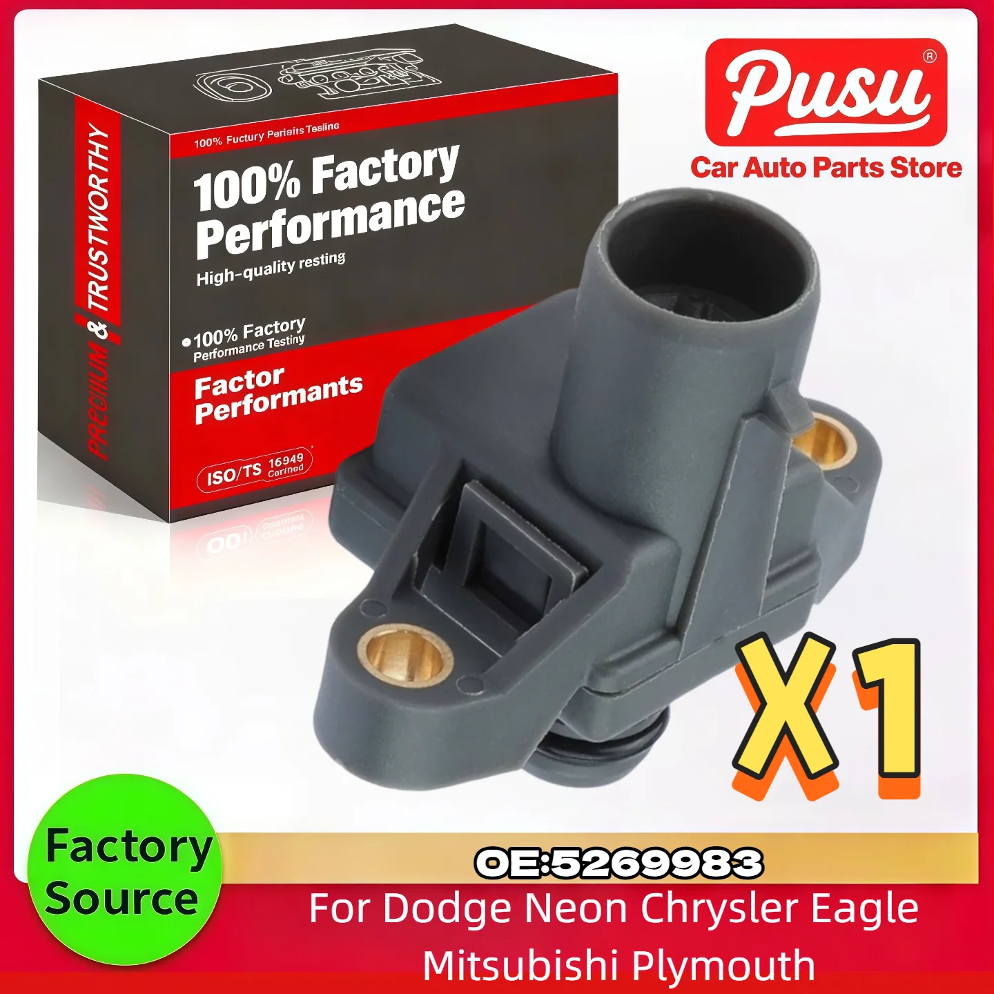 Para chrysler para dodge neon para plymouth para águia para mitsubishi coletor de pressão ar mapa sensor substituição 5269983