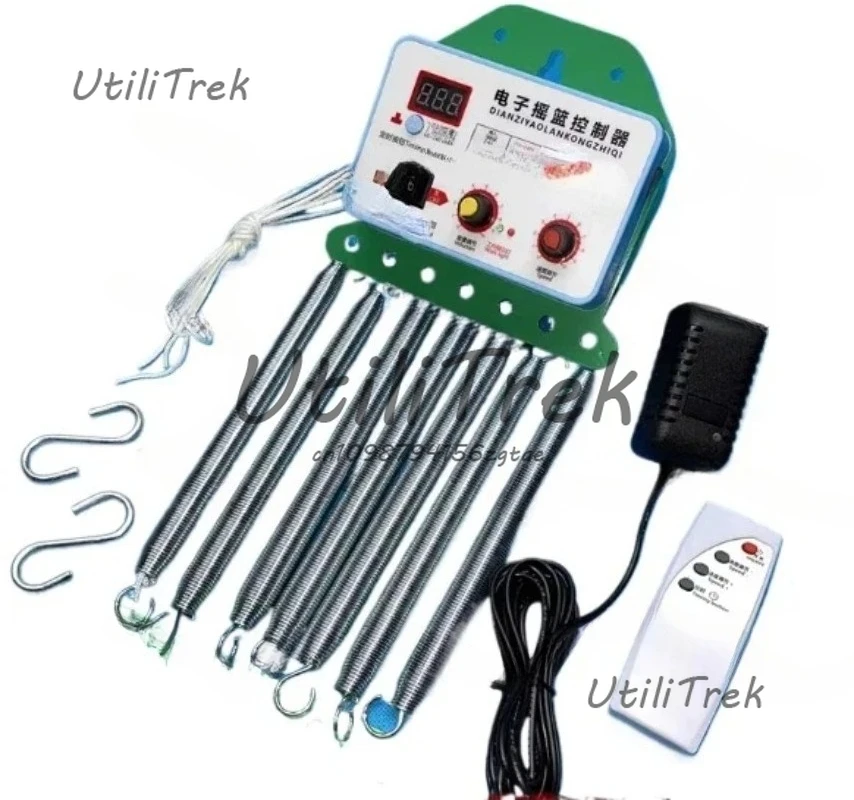 

Electric Baby Swing Controller,Hanging Cradle, Adjustable Timer, Swing Spring Up and Down, Up to 20Kg, DC 12V Baby chair