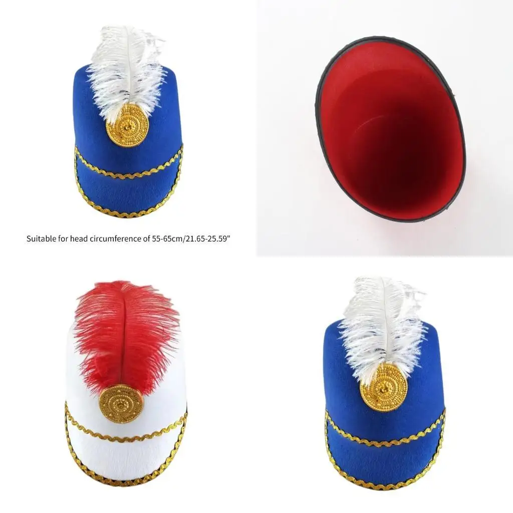 A52E Vintage Guard Knight Hat for Men Gruby Vintage Christmas Party Show Hat