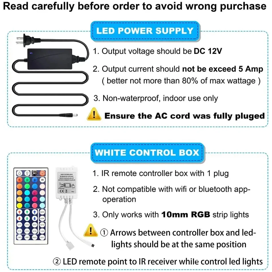 LED Strip Adapter With Wireless RGB Controller DC12V 5A Power Supply IR Remote Control For RGB Diode Tape Flexible Ribbon Light