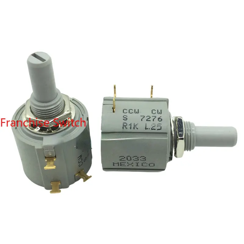 

Multiturn Wire Wound Potentiometer 7276 R1K R2K R5K R10K R20K R50K L.25