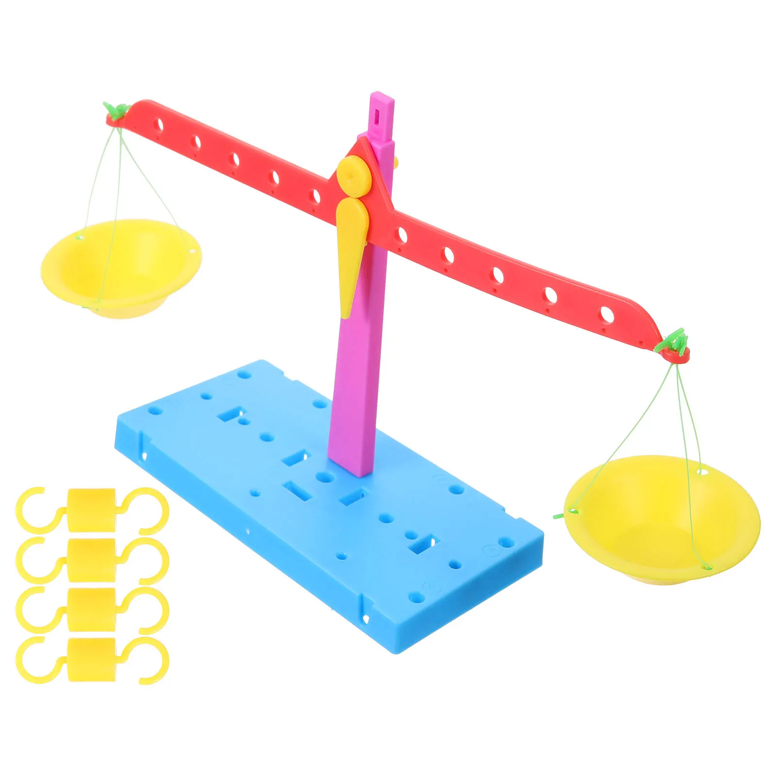 1 set 1 Set Diy Balance Toy, Stem Lever Balance Scale For Kids, Educational Science Experiment Kit, Assembly Plaything For