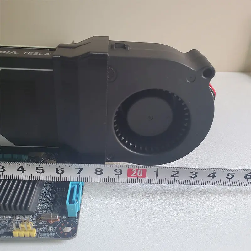for Tesla P4/M4/T4 Active Silent Turbo Modified Cooling Fan, 6cm Fan, 3D Printed