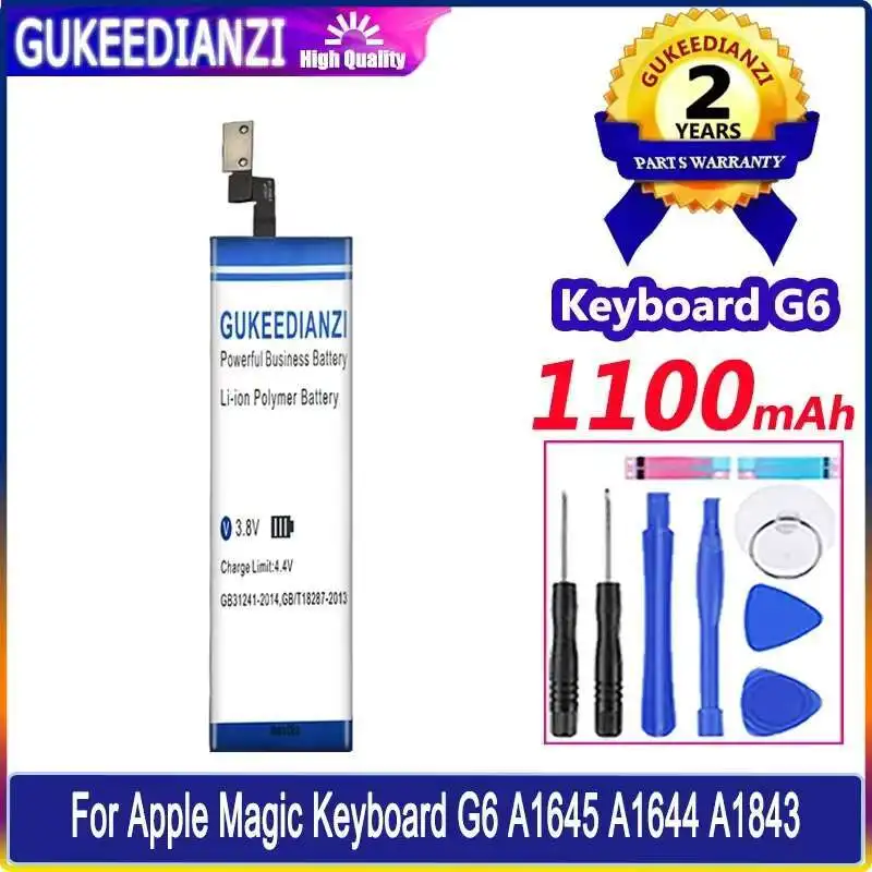 

Wireless Keyboard Battery 1100Mah For Apple Magic A1645 A1644 A1843 G6