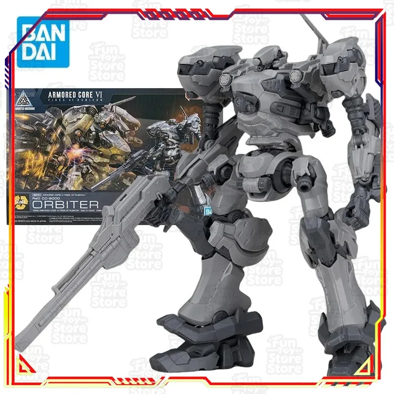 

Bandai ARMORED CORE VI FIRES OF RUBICON RaD CC-2000 ORBITER Action Figure Plastic Model Kit Toy for Boys Collectible Display