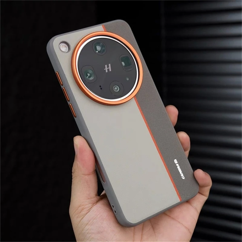 Funda para OPPO Find X8 Pro X 8 Ultra 5G, funda trasera de cuero de silicona PU de lujo para teléfono, carcasa protectora Simple, parachoques a prueba de golpes