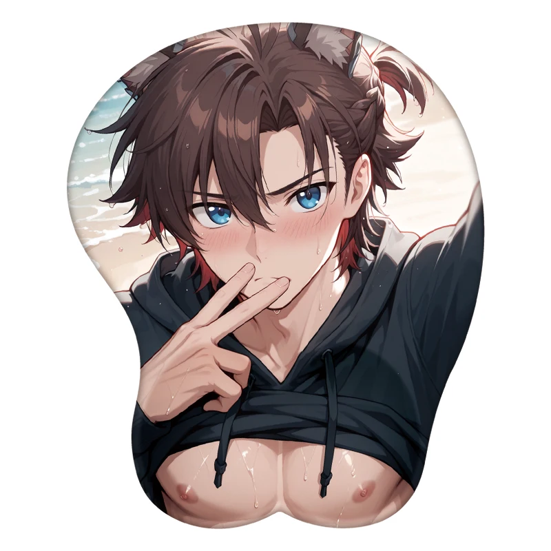 Stainless Arknights Anime 3D Mouse Pad Wrist Rest Desk MousePad Mat Gamer Accessory