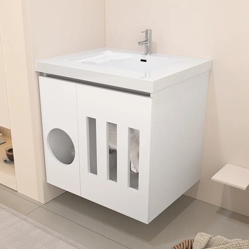 

Балконный утолщенный шкаф для ванной комнаты, ванна для щенков, ванна для домашних животных, напольный шкаф