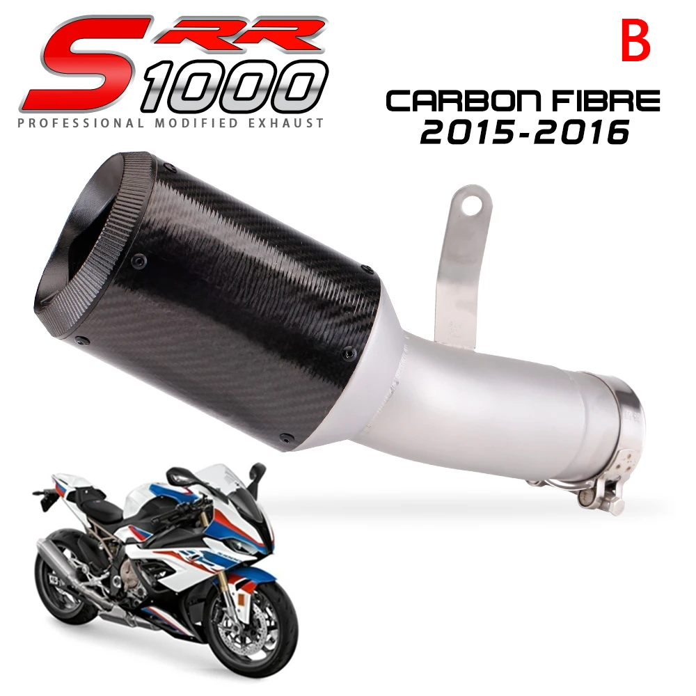 

For S1000RR S1000 RR 2019 2020 2021 2022 2023 Motorcycle Exhaust Pipe Slip On