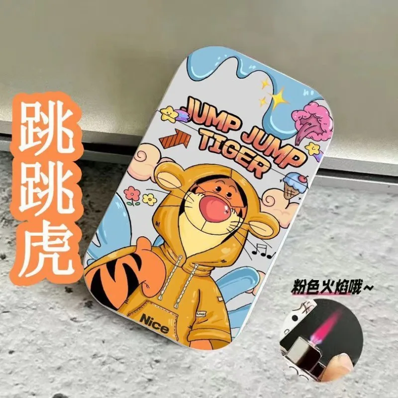 Disney Stitch Lotso Cartoon Kawaii Cute Windproof Lighter Personalized Creative Young People Bar Gift for Boyfriend Wholesale image 6