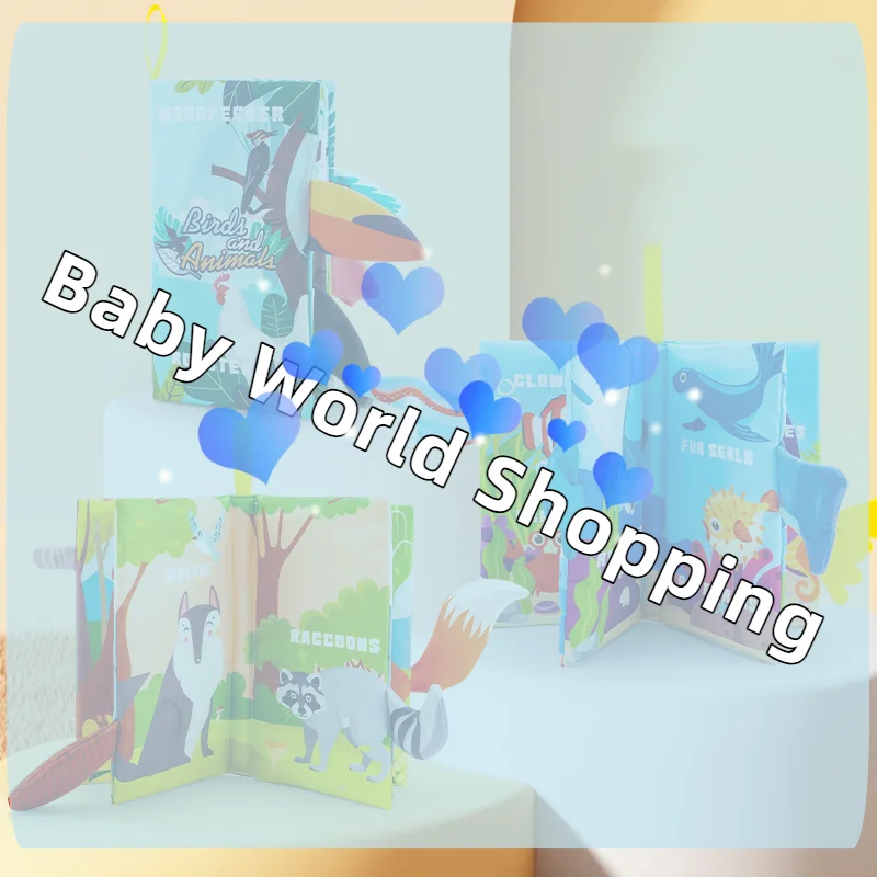 Livres et jouets pour bébés, livres pour bébés de 0 à 6 mois, livres en tissu doux et froissé à toucher, jouets pour nourrissons de 0 à 3 à 6 à 12 à 18 mois