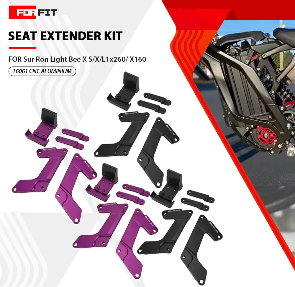 Seat Riser Seat Raise Lift Bracket Electric Dirt Bike For Sur Ron Light Bee X S/X/L1 Segway x260/X160 E-RIDE PRO S / SS 79 BIKE