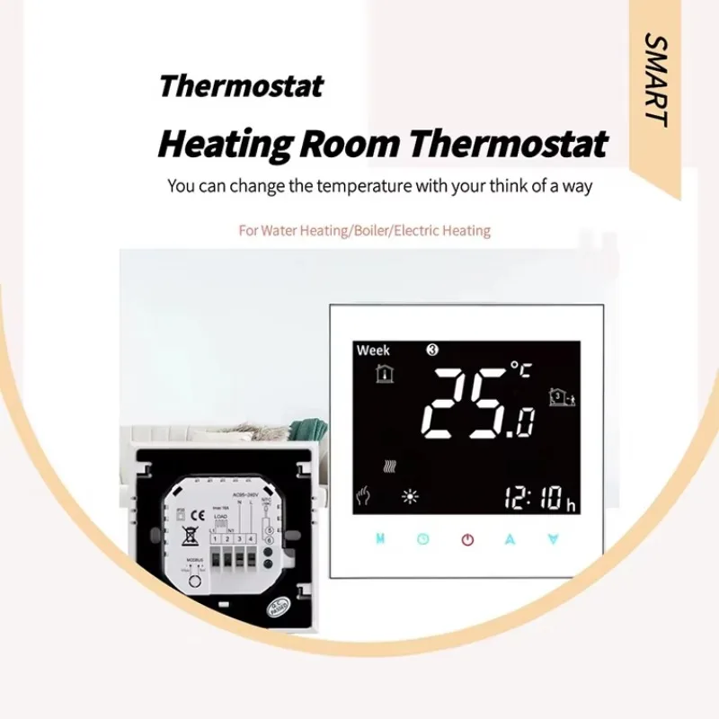 BHT-2000 Compressor Wifi Thermostat 2 Two Stage Compressor Room Thermostat Air Conditioning System