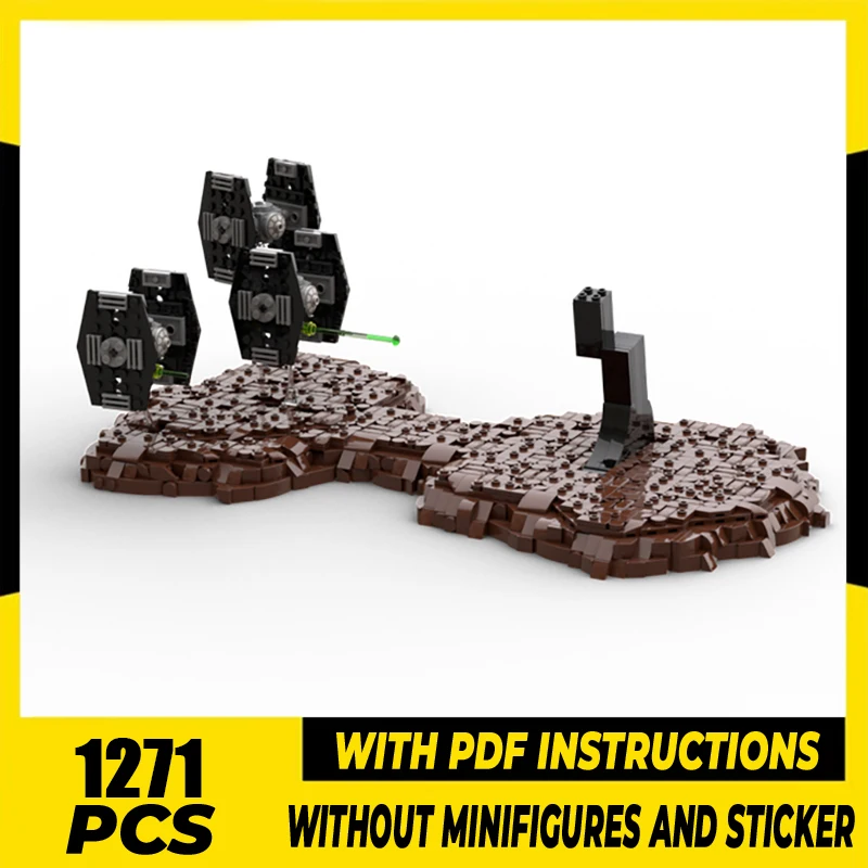 

Popular Star Movie Moc Building Blocks Falcon Alternate Base Diorama Model Technology Brick DIY Toy Construstion Holiday Gift