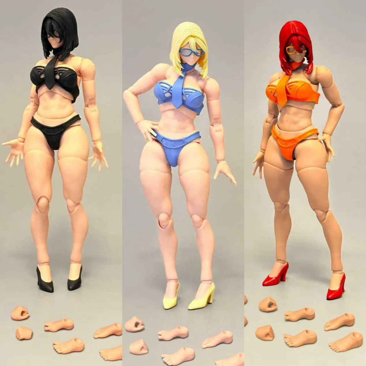 

В наличии: Фигурка Fury Toys 1:12, высокоподвижное женское эстетическое тело, три цвета, шарнирная экшн-фигурка