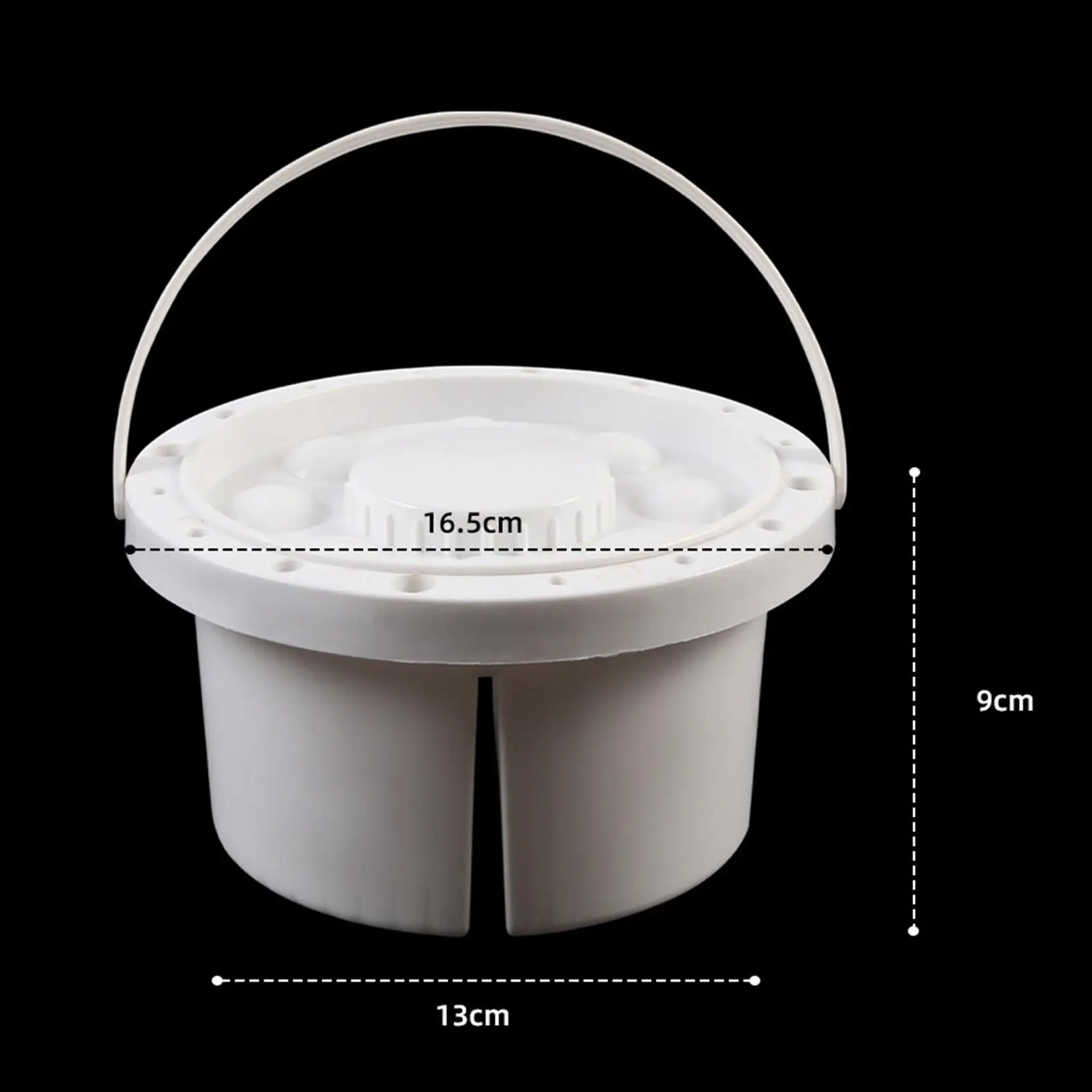 Paint Brush Washer Storage 16 Hole Shaping Paint Brush Basin Paint Water Cup
