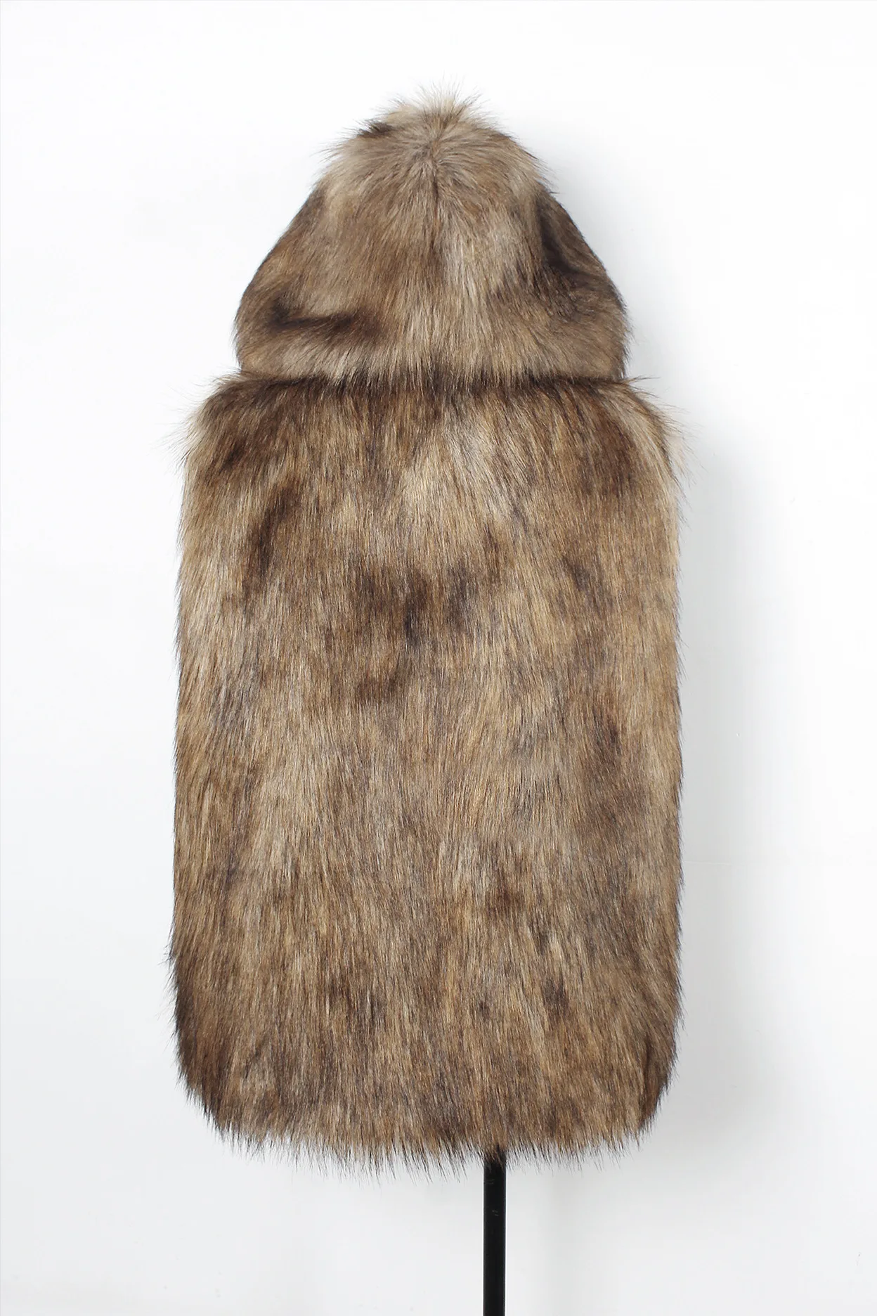 Faux Fur Men Vest Coats Hooded Sleeveless Short Coat Thick Y2k Streetwear Jackets Open Stitch Outerwear 2025 Autumn Winter