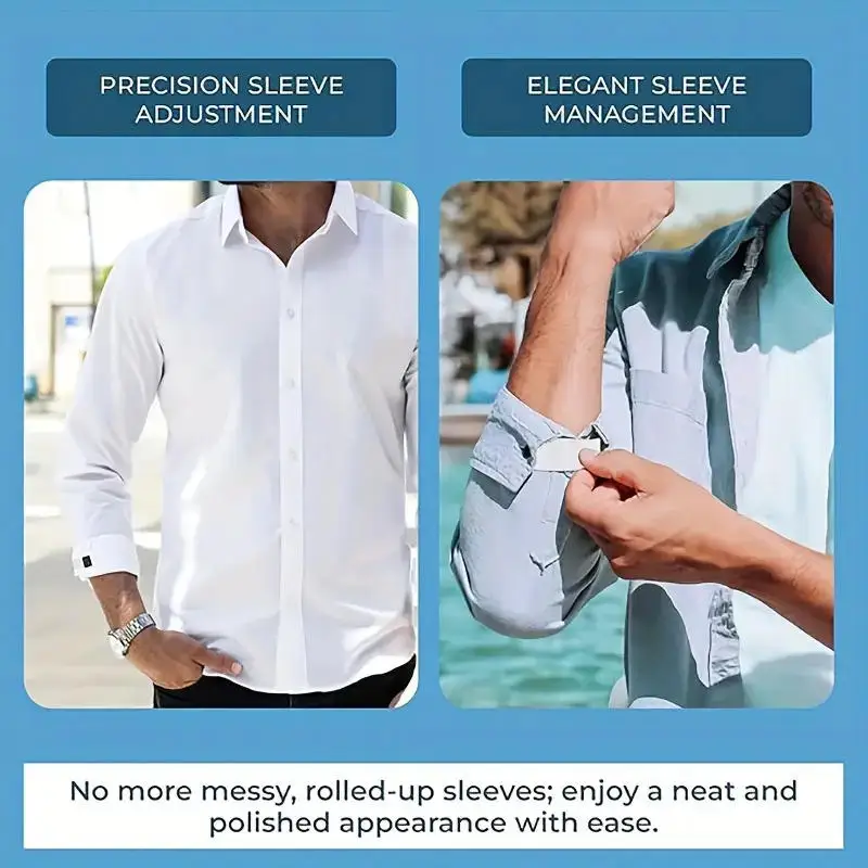 

1 pair Sleeve buckle extension strap Shirt Sleeve Garters Summer for Men Women extended buttons Accessories