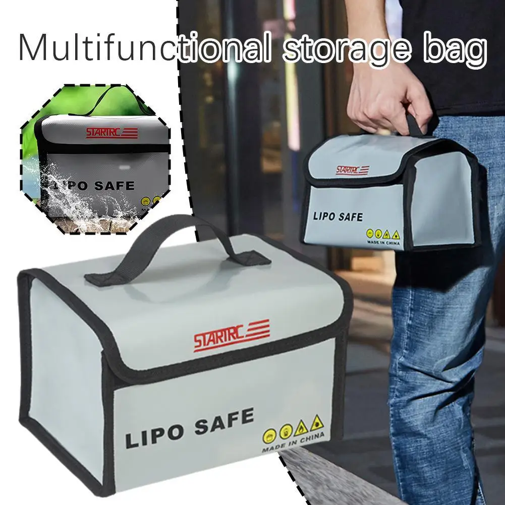 For DJI Neo Battery Safe Storage Bag Drone Battery Explosion-proof Waterproof Protective Bag Radiation Protection Case