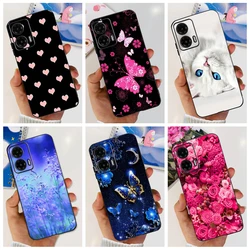 Case For Motorola Moto G35 G55 G85 5G Cover 2024 Fashion Butterfly Soft Silicone TPU Phone Cases For MotoG85 XT2427-3 G 55 Funda