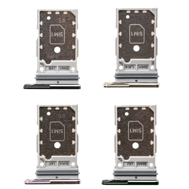 For Samsung Galaxy S23 Ultra S918 S918B Phone New Housing Chip SIM Card Tray Slot Holder Pocket Parts Single Dual SIM Black image 4