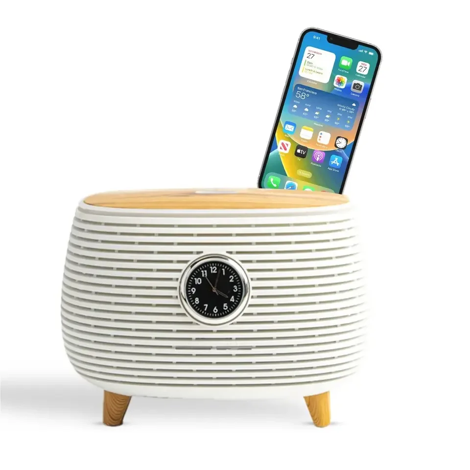 Smart Wifi Humidifier Alexa Google Home App Voice Control Tuya Air Scent Aroma Diffuser Machine With Music Player and Clock