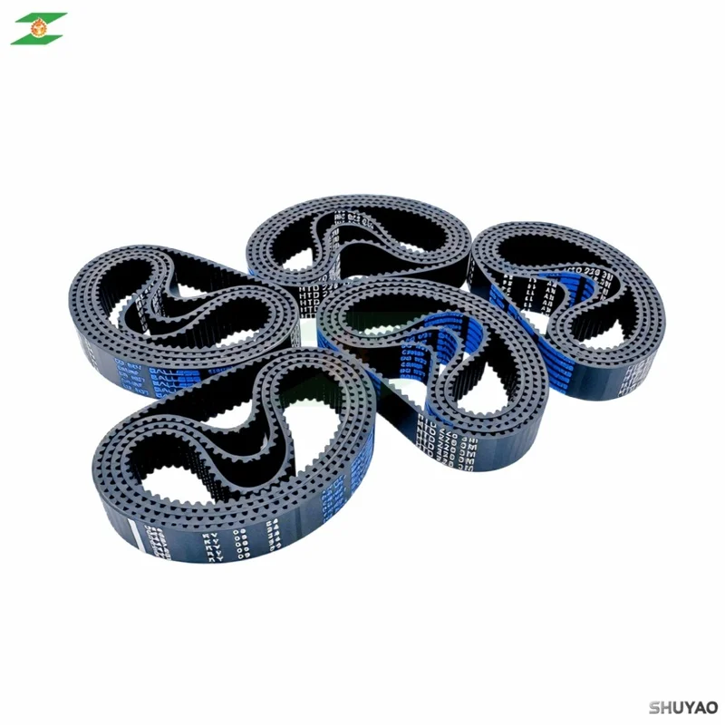 HTD 3M Closed Loop Rubber Timing Belt Length 108/111/114/117/120/123/126/129/132/135/138/141/144/147~225 228 231mm Width4mm~10mm