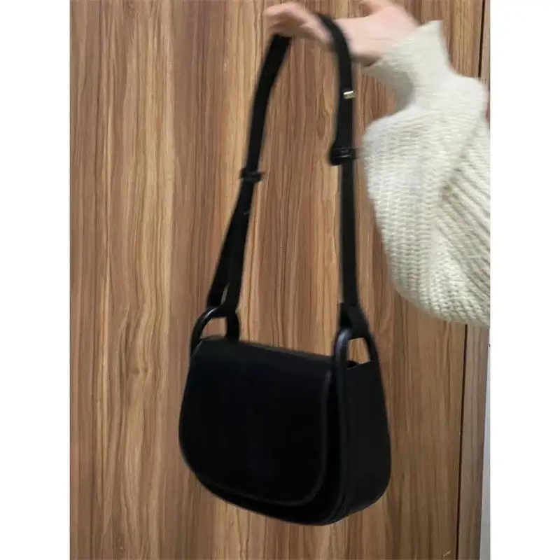 Women Bag Korean Fashion New PU Shoulder Bag Handbag Crossbody Bags for Women Dark Style