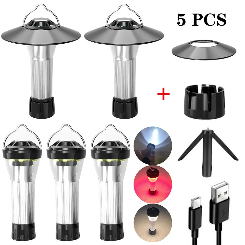 3000mAh Camping Lantern with Magnetic Base Similar To Blackdog Goal Zero Lantern 5 Lighting Modes Led Flashlights Emergency Lamp 