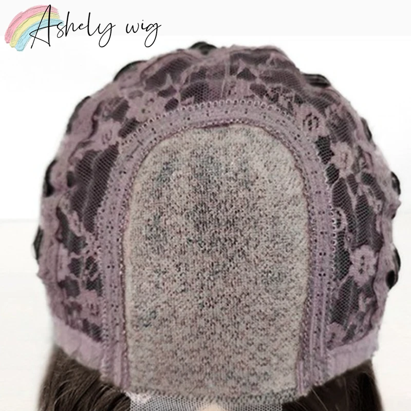 アシュリー ロング ウェーブ シンセティックヘア ウィッグ クールブラウン ロリータ 耐熱ファイバー ヘア フルマシンウィッグ 女性用 コスプレ パーティーウィッグ 가발