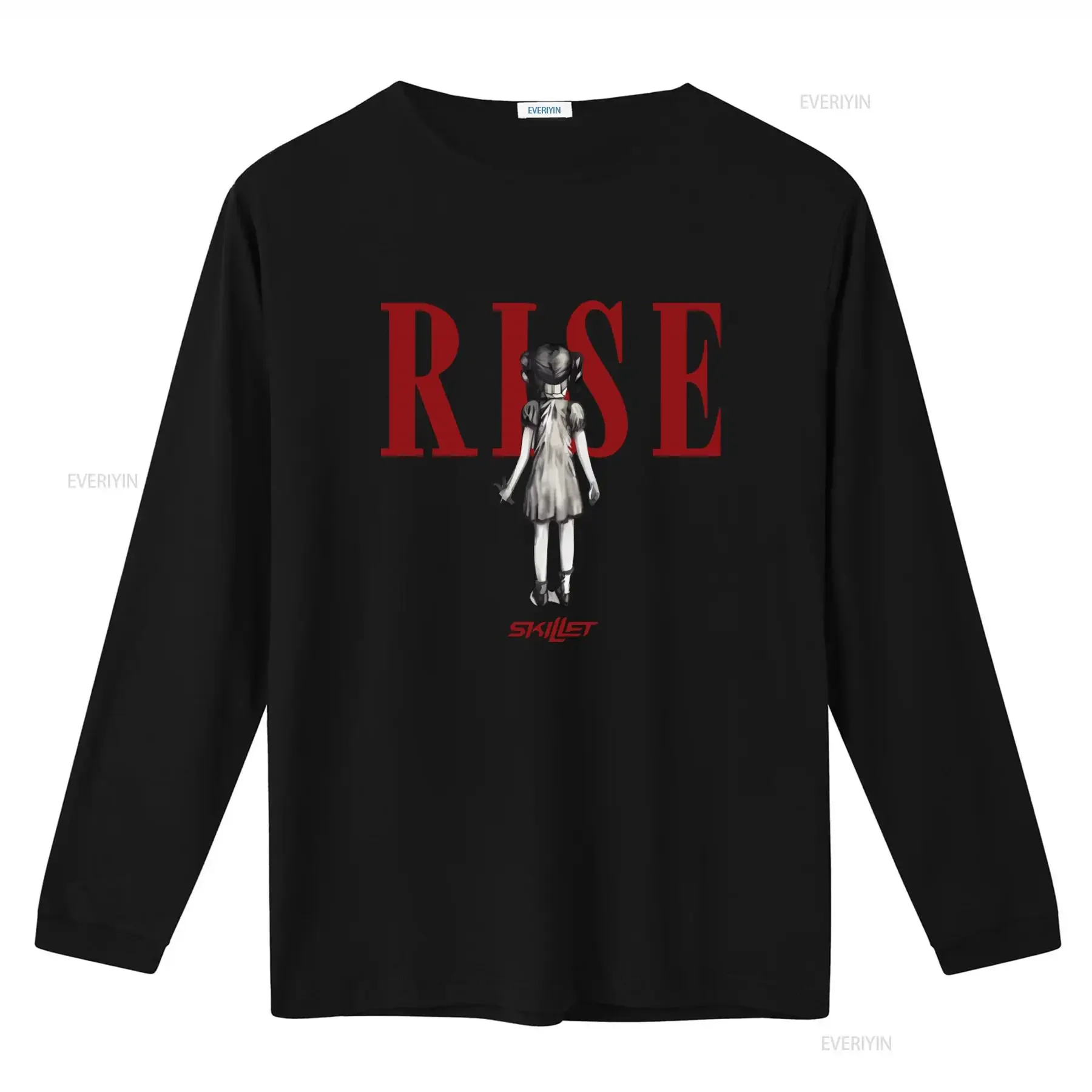 Cotton T Shirt Skillet Rise Album John Cooper Jen Ledger Ken Steorts Print Rock Band Design vintage Washed Breathable homme