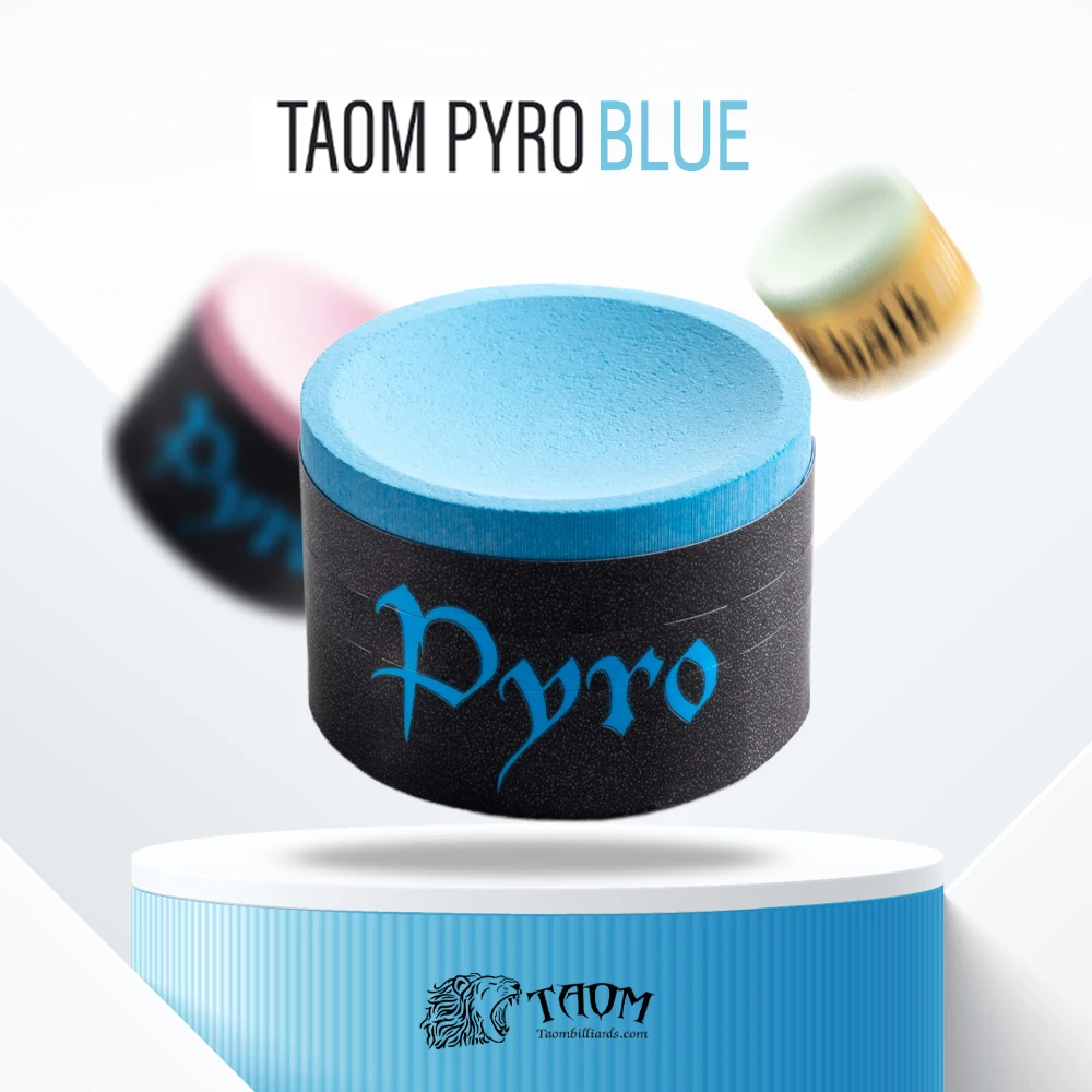 TAOM Chalk V10/Pyro/Soft Billiard Round Chalk Blue/Green/Pink Colors Professional Chalk Snooker Pool Chalk Billiards Accessories