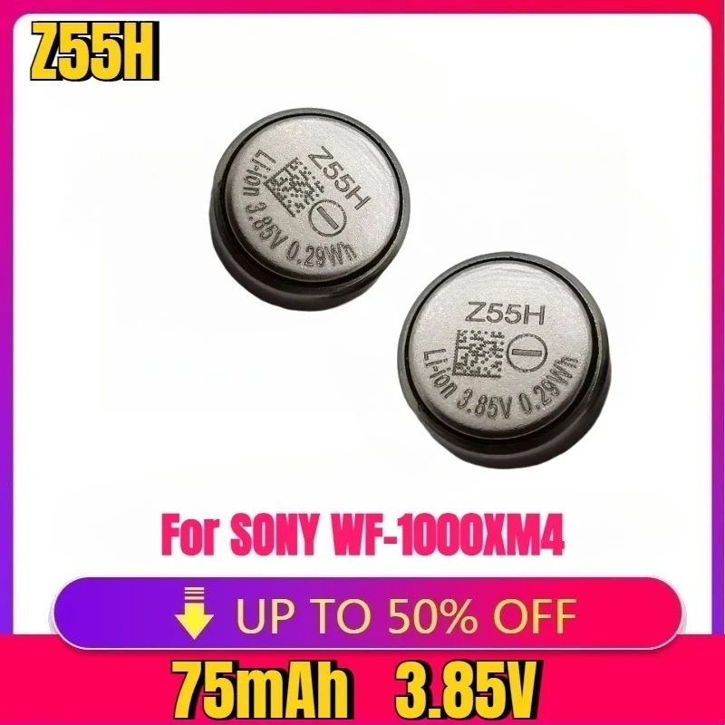

For SONY WF-1000XM4 1000XM4 XM4 Bluetooth Earbuds Headset Batteria New For ZeniPower Z55H 3.85V 75mAh Battery