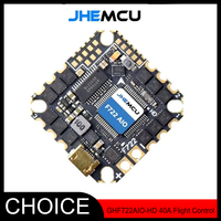 JHEMCU GHF722AIO-HD F722 40A 4in1 ESC – Baro, OSD, BlackBox, 2-6S for FPV Freestyle & Cinewhoop Drones