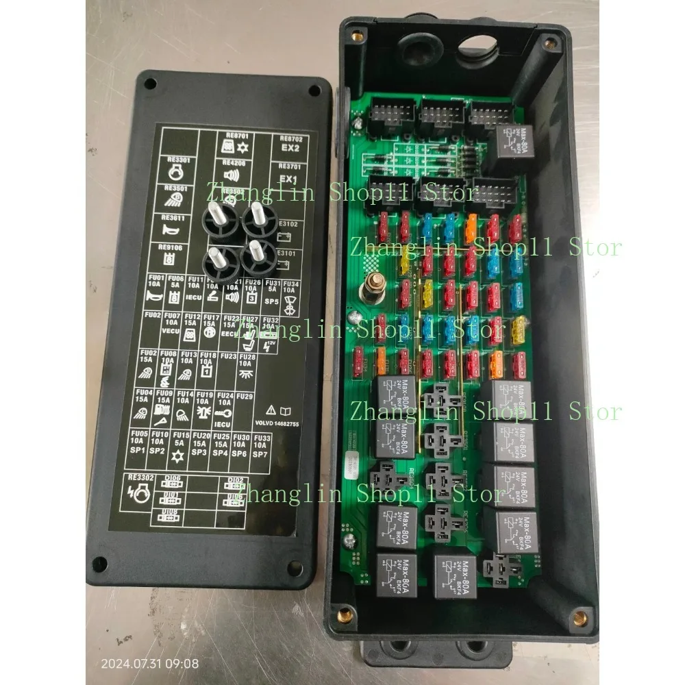 

1 комплект блока предохранителей в сборе, подходящий для экскаватора Volvo EC140 210 240 290 360B