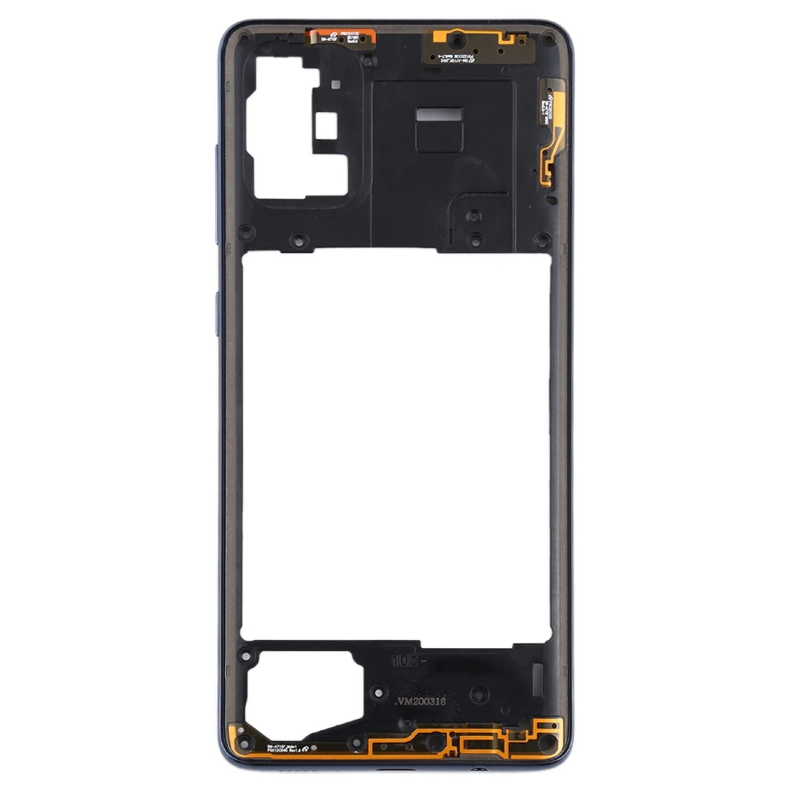 Placa moldura do meio Frame para Samsung Galaxy, A71