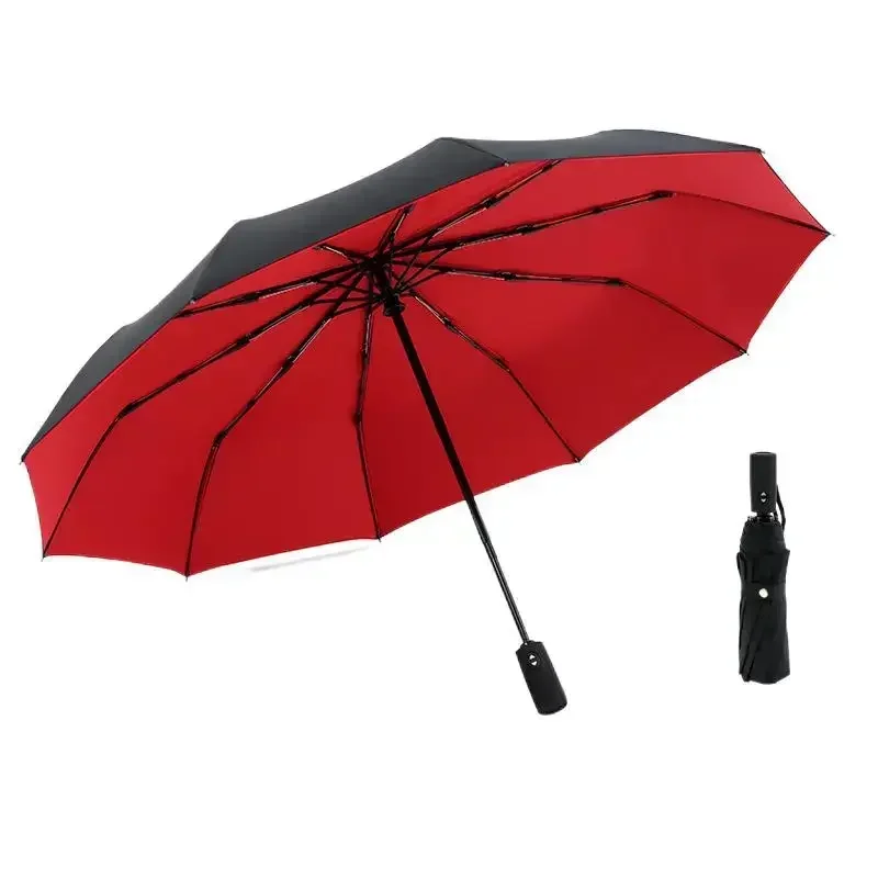 

Large Umbrellas Parasol Windproof Double Layer Resistant Umbrella Fully Automatic Rain Men Women 10K Strong Luxury Business Male