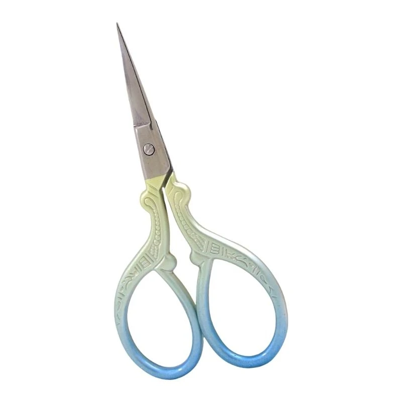 Small Embroidery Scissors Stainless Steel Scissors with Ergonomic Handle For Sewing Needlework Fabric Paper Cutting K1KF
