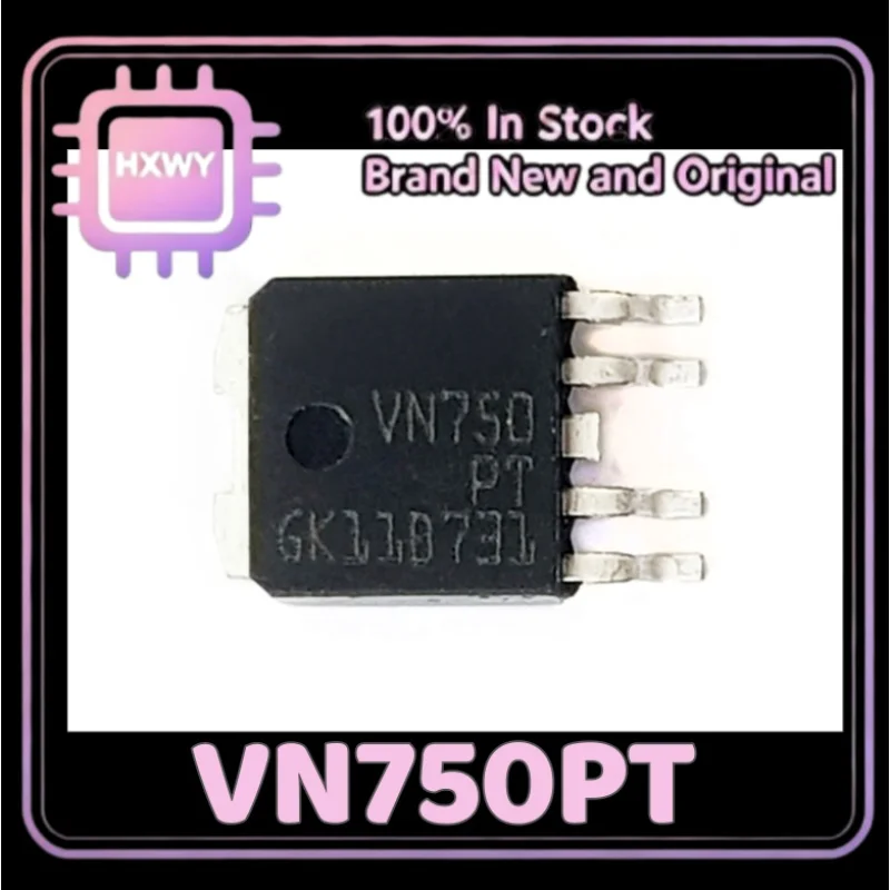 (10/50 Pieces) VN750PT 750PT TO252-5 Driver Integrated Circuit Factory Wholesale Cheap IC Chip Fast Shipping