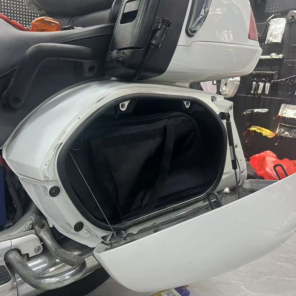 Para honda goldwing gl1800 gl1500 gl1200 2012-2017 acessórios da motocicleta sela bagagem saco interno alforje kit preto