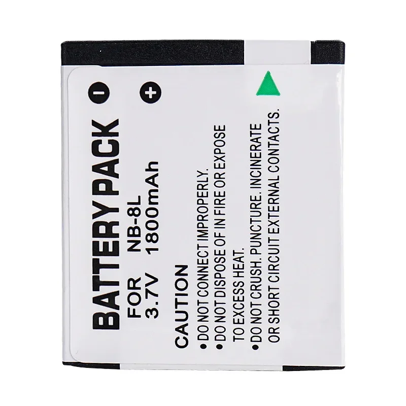 3.7V 1800mAh NB-8L Li-ion Digital Camera Battery for Canon PowerShot A3300 A3200 A3100 A3000 A2200 A1200 IS
