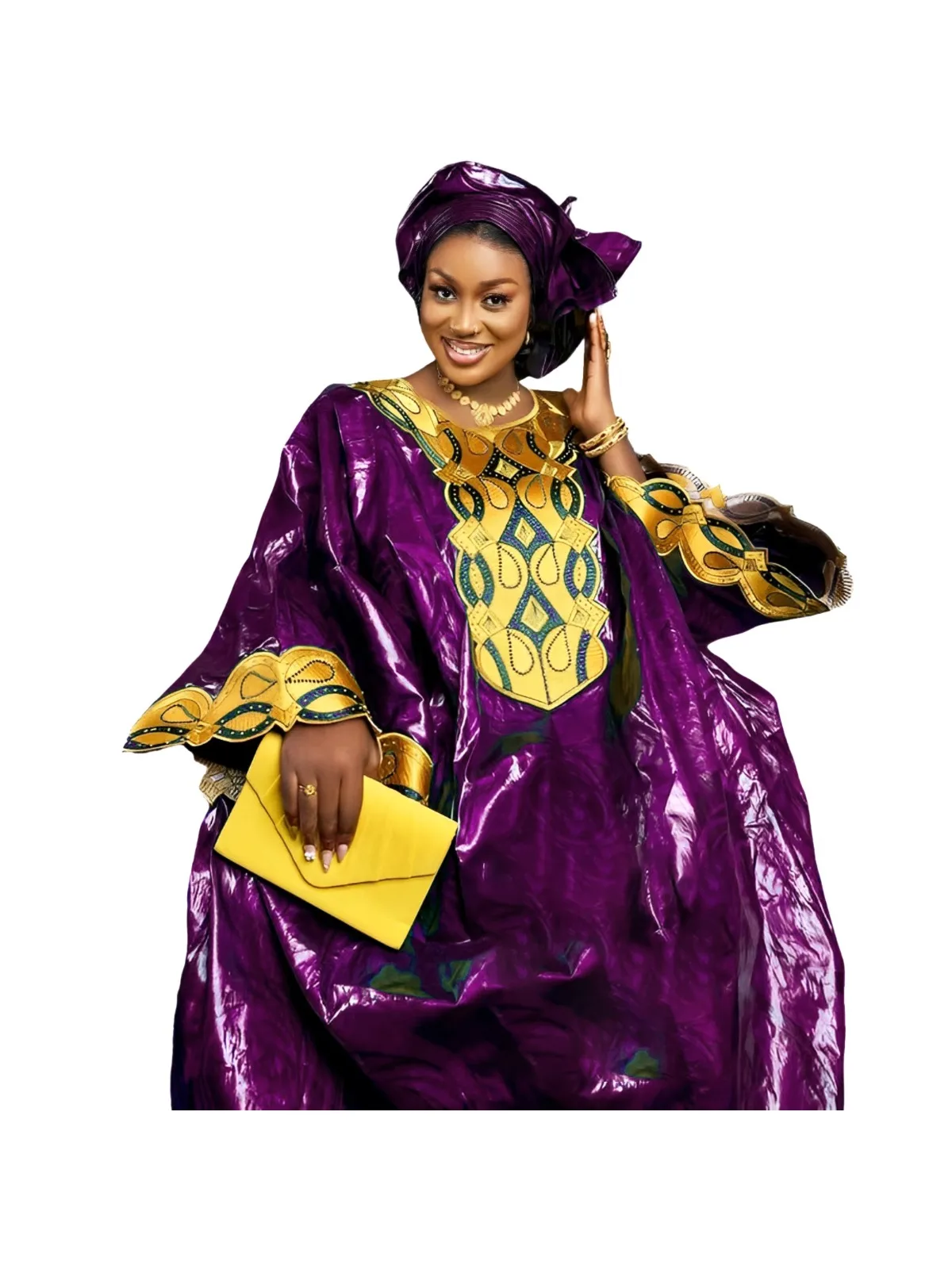 Robes africaines pour femme Bazin Riche broderie conception robe longue